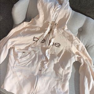 Vintage cream zip up